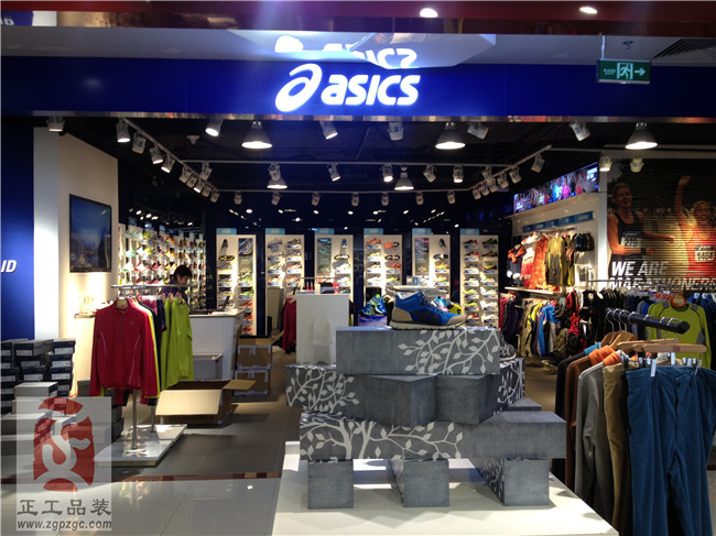 亚瑟士 ASICS 广州天河正佳胜道店装饰工程（2014年）