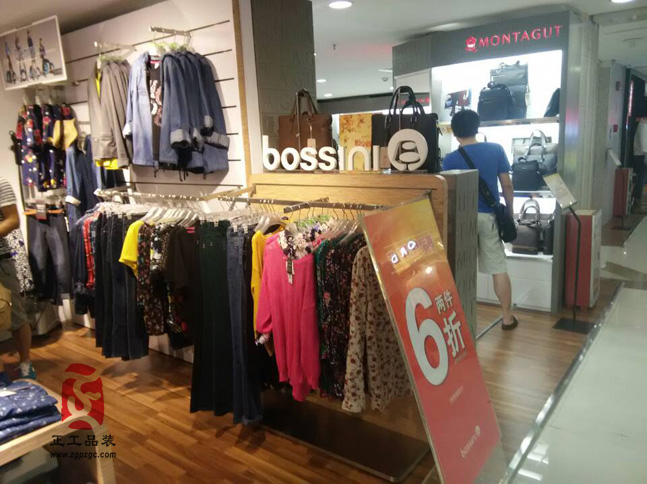 堡狮龙 bossini 广州康王新光百货店装饰工程（2014年）